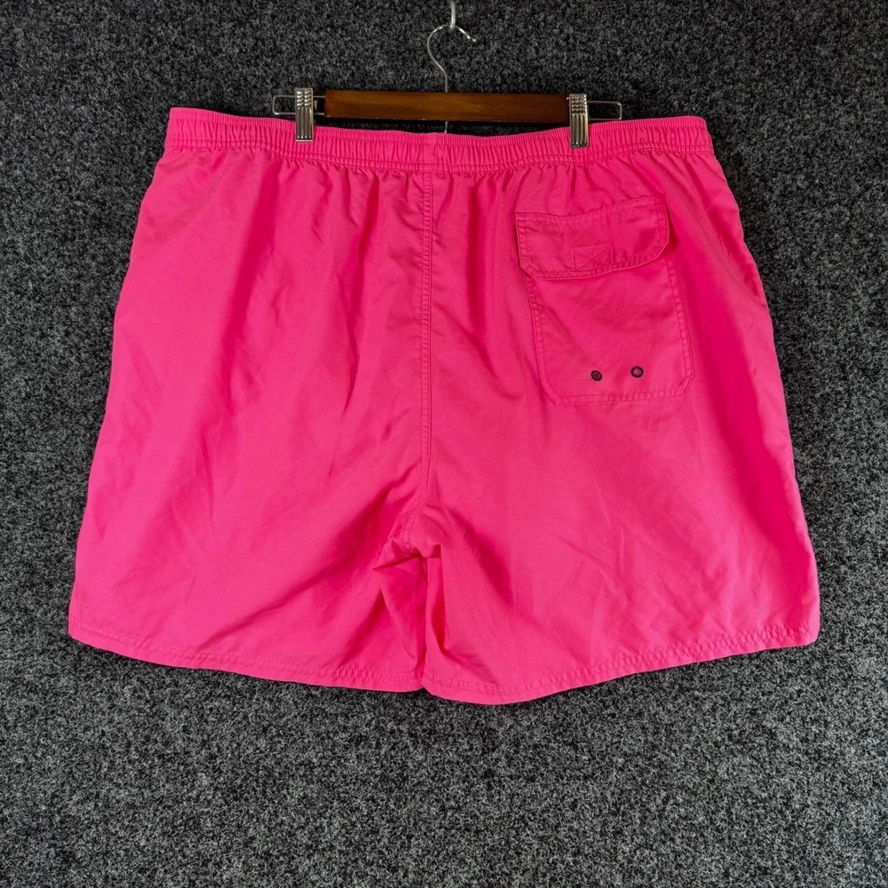 Vineyard Vines Mens XXL Neon Pink Board Shorts Swim Trunks Mesh Lined Preppy